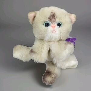 KITTY KITTY KITTENS TYCO 1992 VINTAGE SIAMESE PURRING BEIGE BROWN BLUE EYES